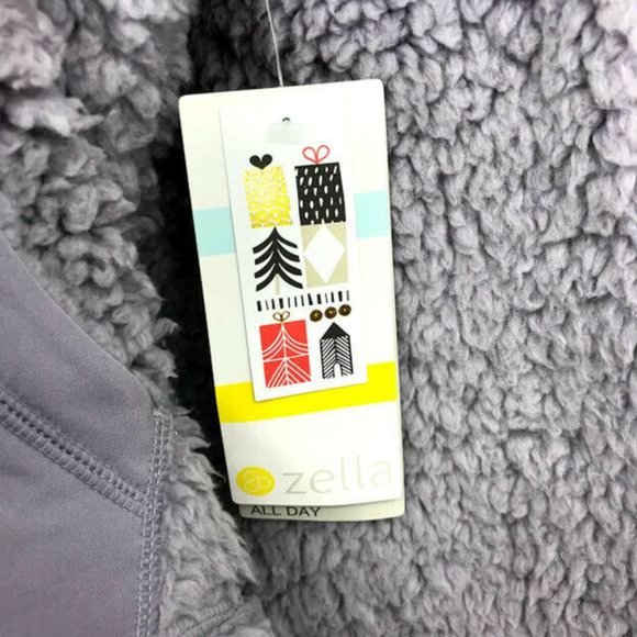 Zella  Cassie Faux Shearling Sherpa Hoodie Cozy - Picture 3 of 6